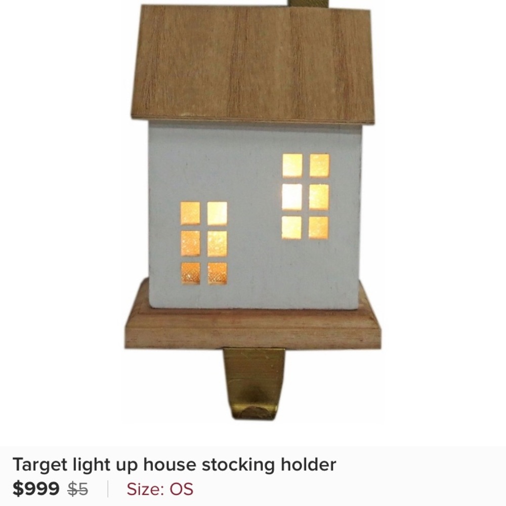 I need target stocking holders